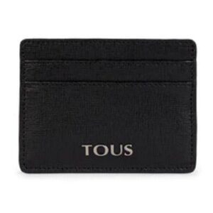 TOUS Like-New Berlin cardholder in black calfskin. Measurements:
8x10.2x0.5 cm.